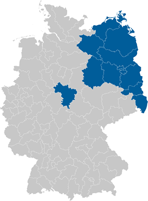 Vertriebsgebiet Deutschland Nord-Ost