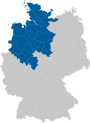 Vertriebsgebiet Deutschland Nord-West